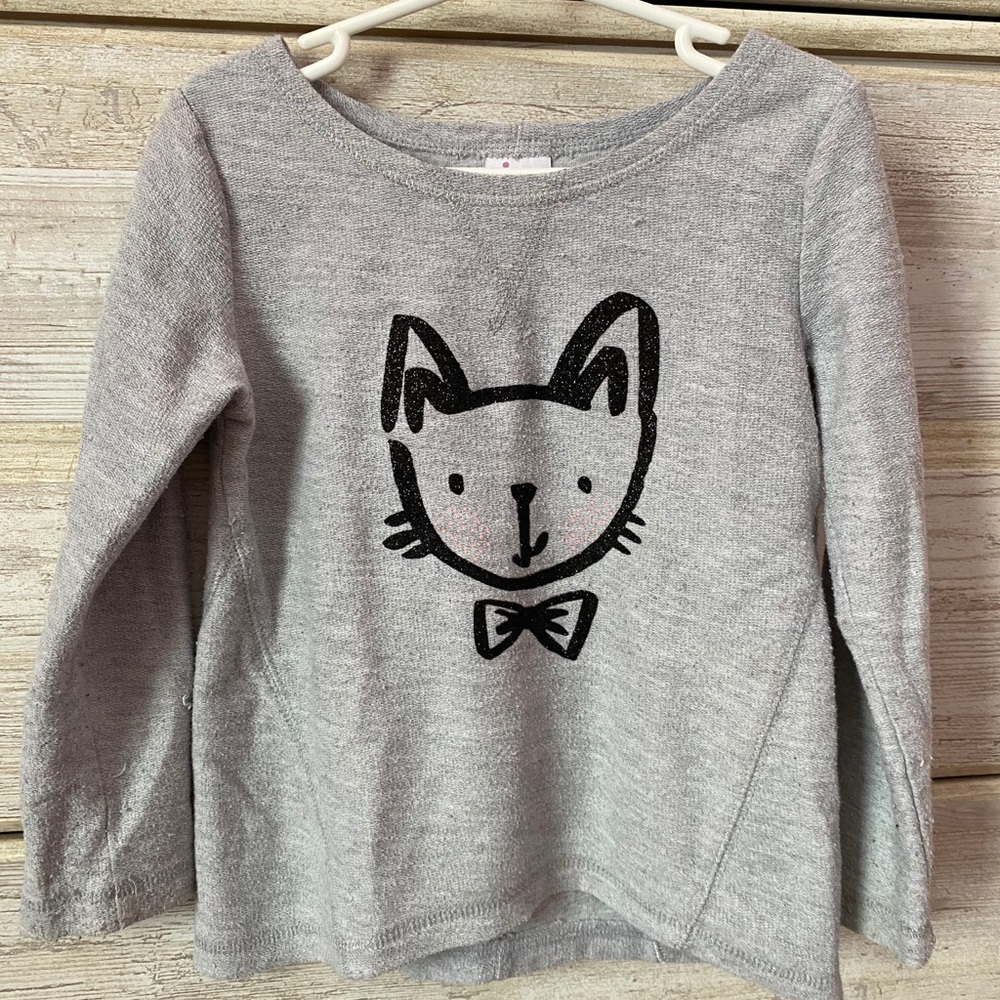 Girls Long Sleeve with Cat